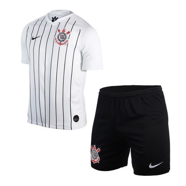 Camiseta Corinthians Paulista 1ª Niño 2019-2020 Blanco